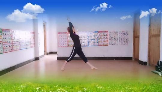 湖南兰山县西外开心姐妹广场舞队拉萨夜雨表演个人版
