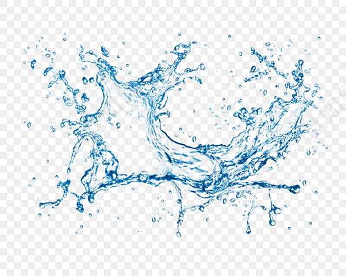 水花动感水浪海浪波浪喷溅素材标签:水元素免抠素材清新简约爆炸