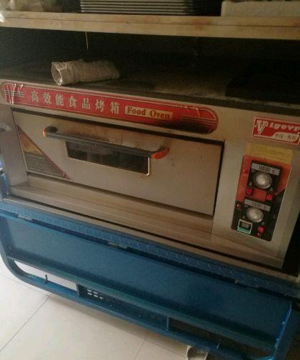 急转8成新单层双盘燃气烤箱