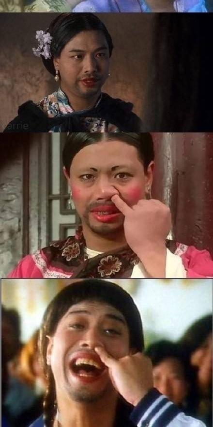 和星爷合作的女明星中只有他是最让人搞笑和佩服的!