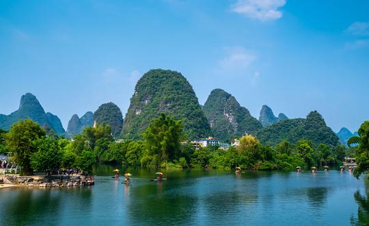 桂林山水阳朔风光_图片大全—全景创意图库（quanjing.com）中国领先的正版图片视频素材网站