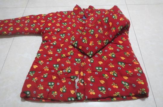 儿童服装影视道具七八十年代花布便服儿童棉袄有破损8新2558
