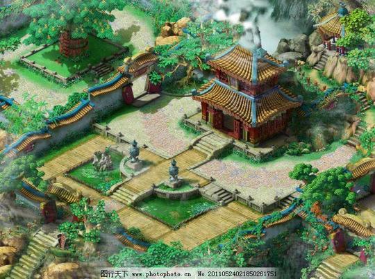 游戏场景免费下载3d游戏场景效果图3d建模图片素材3d贴图|3d材质