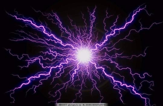 雷电光效光源太阳光建筑园林素材摄影