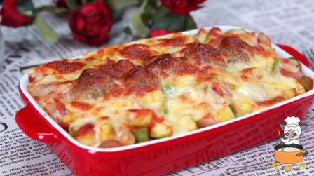 微波炉芝士焗饭