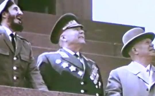 苏联1963年五一劳动节阅兵片段(庆祝劳动与和平)