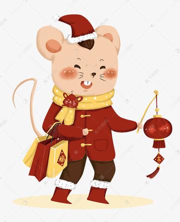 鼠年拜年表情包动态图片