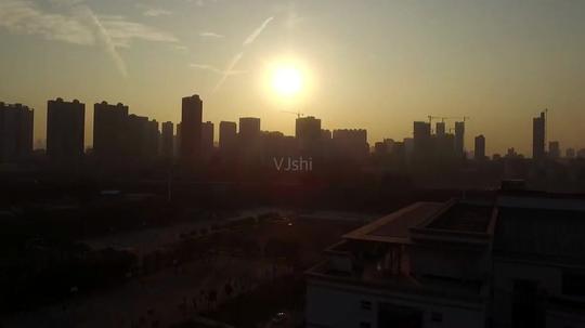 校园空镜头航拍_1184x666_高清视频素材下载(编号:)
