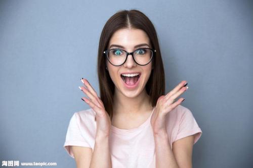 惊讶表情的美女图片_惊讶表情的美女设计素材(图片id