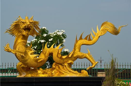 中国龙_雕塑_图片大全—全景创意图库（quanjing.com）中国领先的正版图片视频素材网站