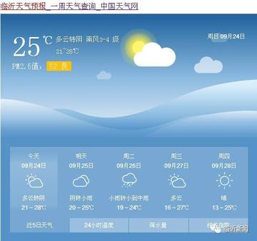 2025.12.19临沂最新天气预报查询
