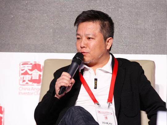 a8音乐集团董事局主席兼ceo、天使投资人刘晓松(新浪财经陈鑫摄)