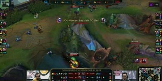 lol-s9入围赛:揭幕战爆出冷门!huni领衔的cg不敌独联体uol