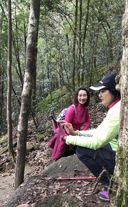 韶关新丰县云髻山徒步作业