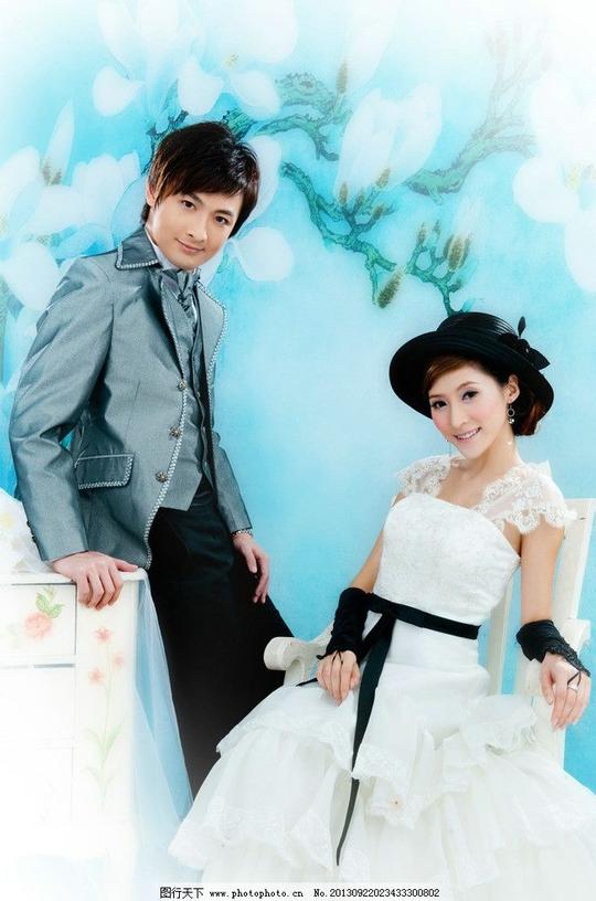 婚纱样片婚纱照图片素材下载时尚婚纱照图片