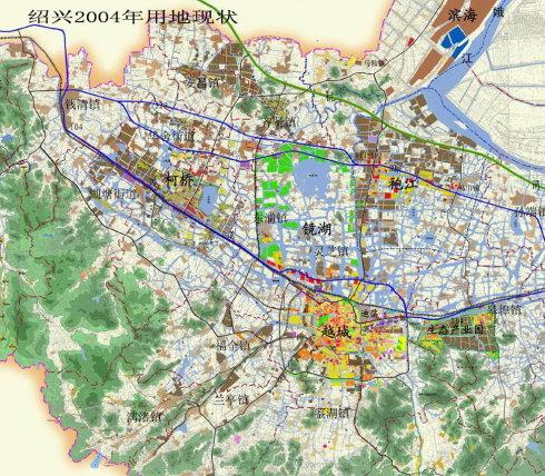 绍兴城的发展路径
