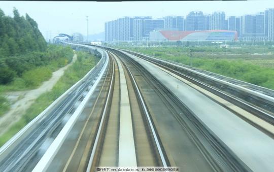 亚运城地铁火车道设计素材国内旅游摄影