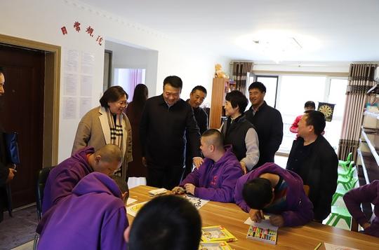 长春市残联到二道区调研残疾人创业就业工作