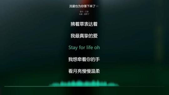 2021网络最火歌曲抖音必听流星也为你落了下来了-王源动态歌词