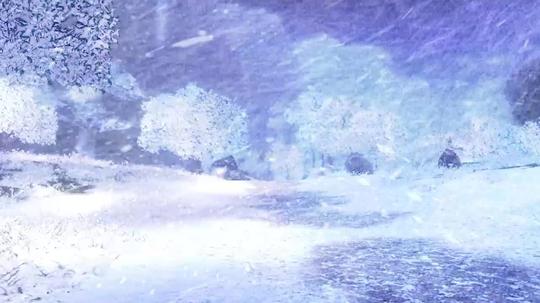 狂风暴雪暴风雪场景_1280x720_高清视频素材下载(编号