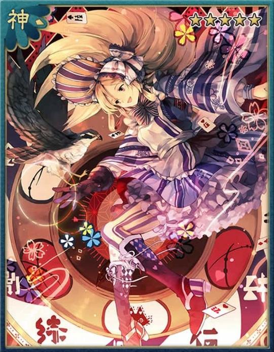 游戏卡牌插画动漫【灵异阴阳录ayakashighostguild】爱丽丝[老鹰