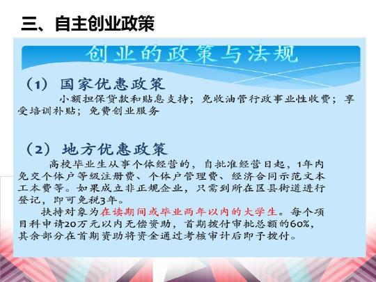 高中政治必修1第二单元综合探究《做好就业与自主创业
