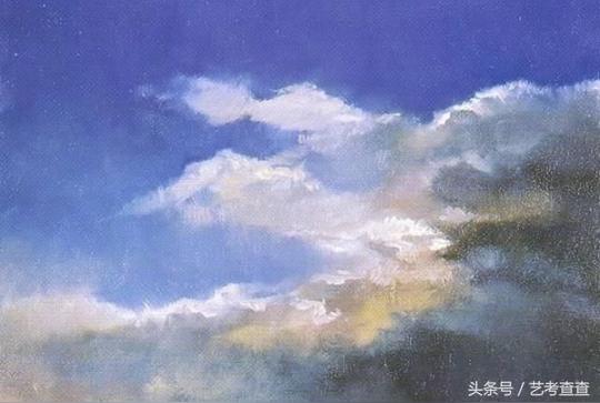 油画教程:天空与云彩的简单画法