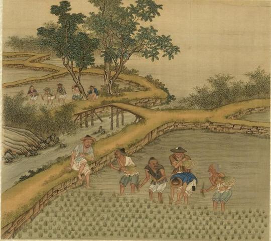 农耕入诗千古流传,再品春种秋收中的诗情画意