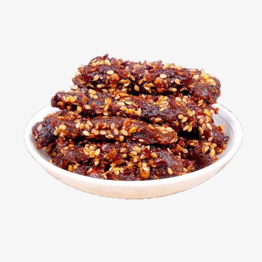 点击右侧免费下载按钮可进行牛肉干png图片素材高速下载.