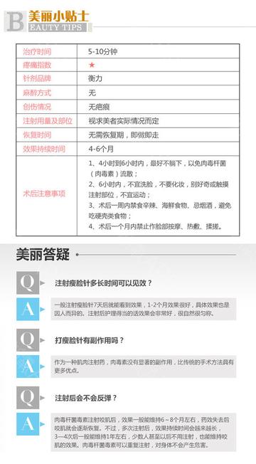 兰州肉毒素说明书的相关长尾关键词有哪些