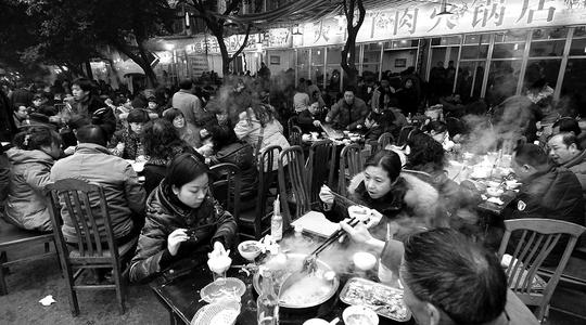 小关庙附近羊肉店生意火爆