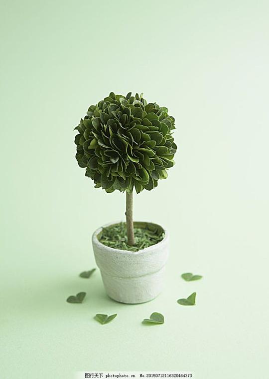 绿色创意绿色创意广告设计环保创意盆景植物海报素材花草树木