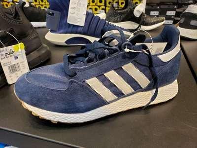阿迪达斯adidas三叶草蓝色板鞋男女通用款运动鞋休闲鞋b415299