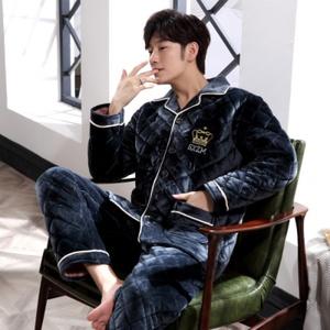薛之谦我们都要好好的我不是药神吴世勋同款睡衣男冬季套装张艺兴