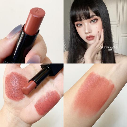 冷门色卡戴珊轻欧美妆吃土色哑光口红棕色咖色摩卡色复古色摩卡奶茶色
