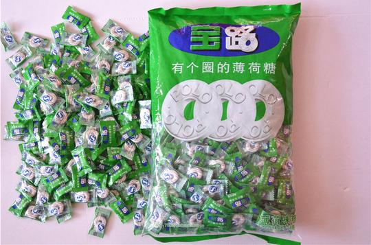 薄荷糖果批发雀巢宝路薄荷糖休闲食品薄荷味压片糖果750g/袋