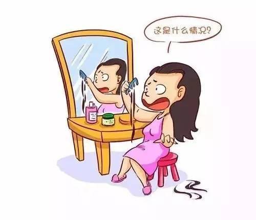 产后脱发烦恼