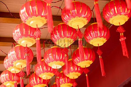 一串红灯笼图片大全素材库-其它背景图片,摄影