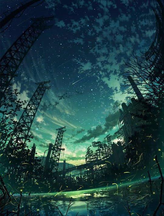 抖音超火星空"壁纸+背景图"画风堪比宫崎骏,新海诚!美