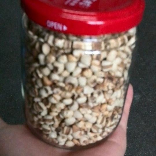七月日光做的炒薏仁~~可以泡着喝的美白饮