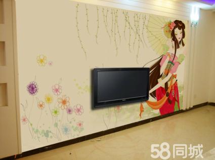 郑州家纺家饰承接各种家装电视背景墙多彩墙绘专业墙体壁画彩绘