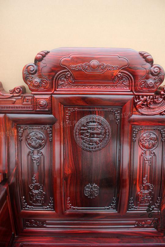 缅甸花梨木家具明清家具中式装修红木沙发价格,东阳非洲花梨木家具