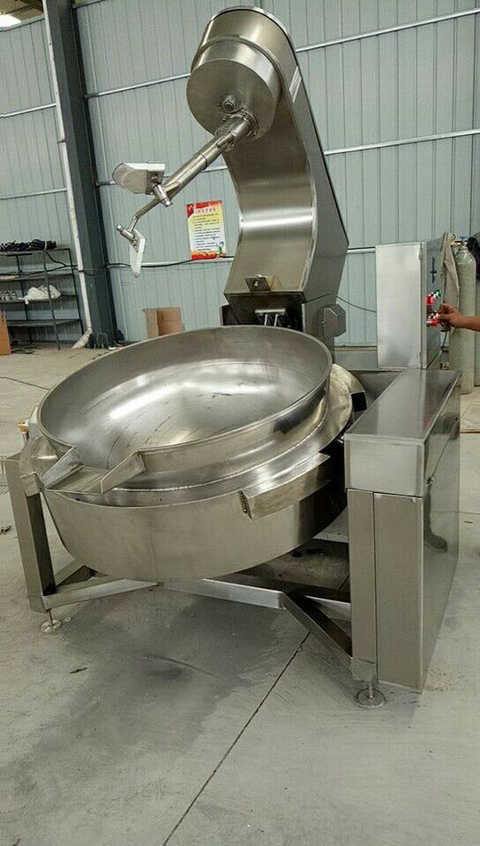 其他行业专用机械设备>食品搅拌炒锅电加热导热油搅拌炒锅枣泥