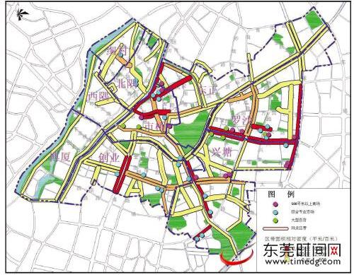 西隅市桥罗沙博厦创业兴塘莞城商业网点分布现状