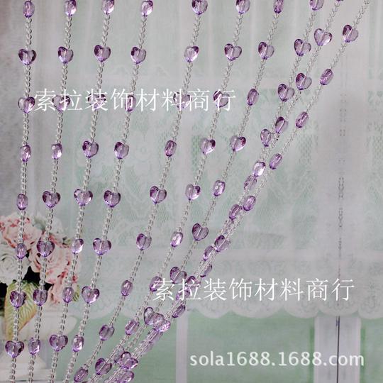 隔断装饰珠帘亚克力串珠门帘宾馆酒店门帘1米/条