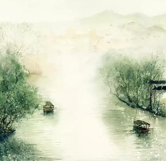 手绘古风素材