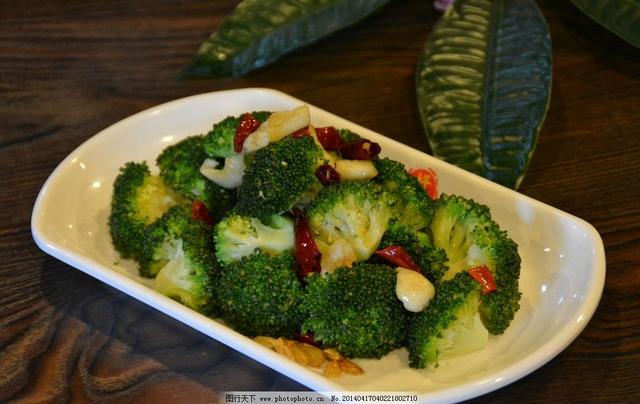 清炒西兰花的家常做法