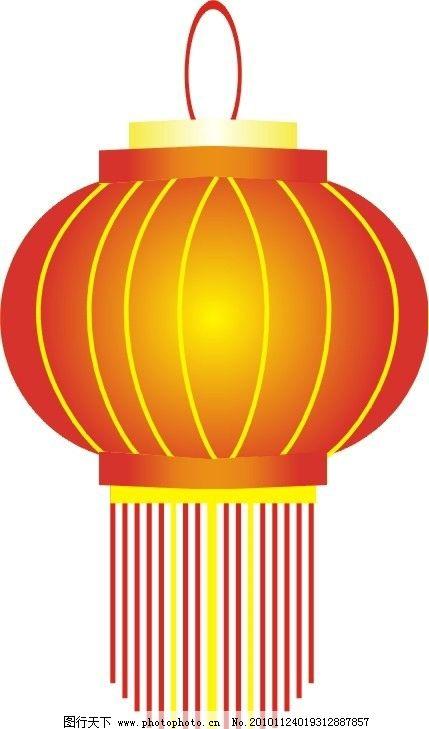 红灯笼喜庆春节节日素材矢量
