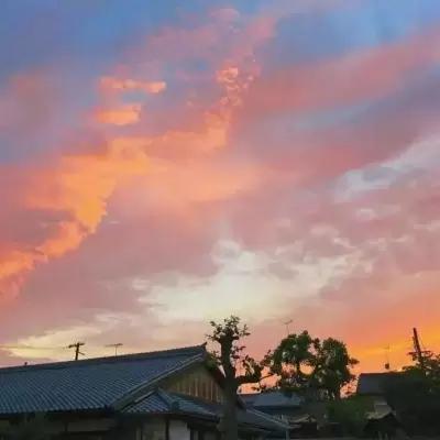 天空背景图治愈心若没有栖息的地方，到哪里都是流浪,风景静物,唯美