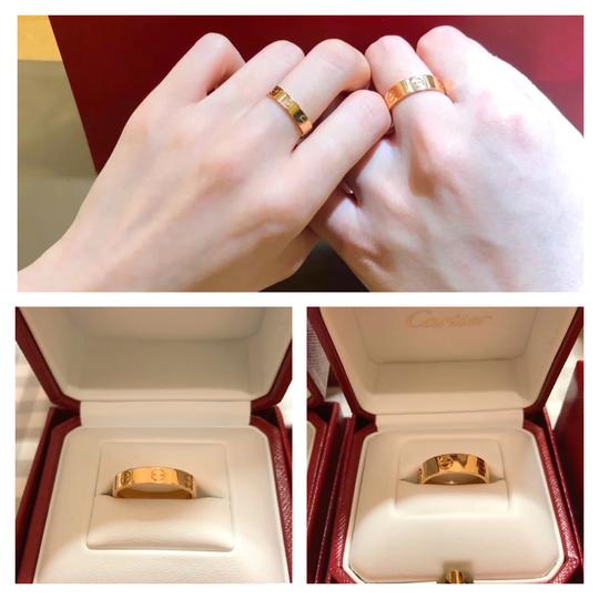 cartier卡地亚经典款love戒指18k玫瑰金宽版窄版情侣对戒婚戒